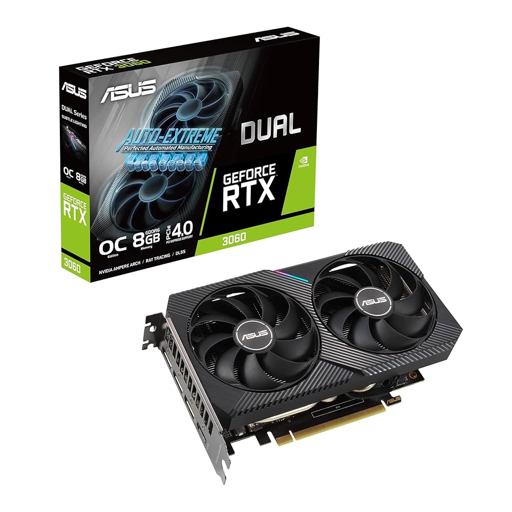 Amazon | ASUS Dual NVIDIA GeForce RTX 3060 OC Edition